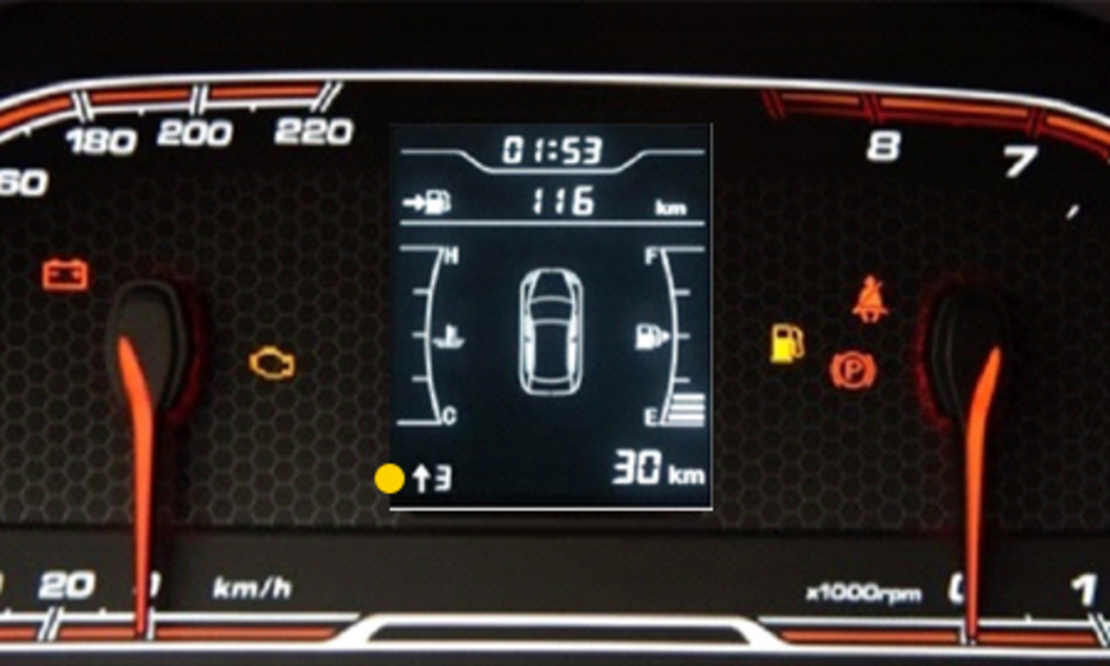 TIGGO 2 Sistema de alarma por exceso de velocidad Aviso de cambio a TM